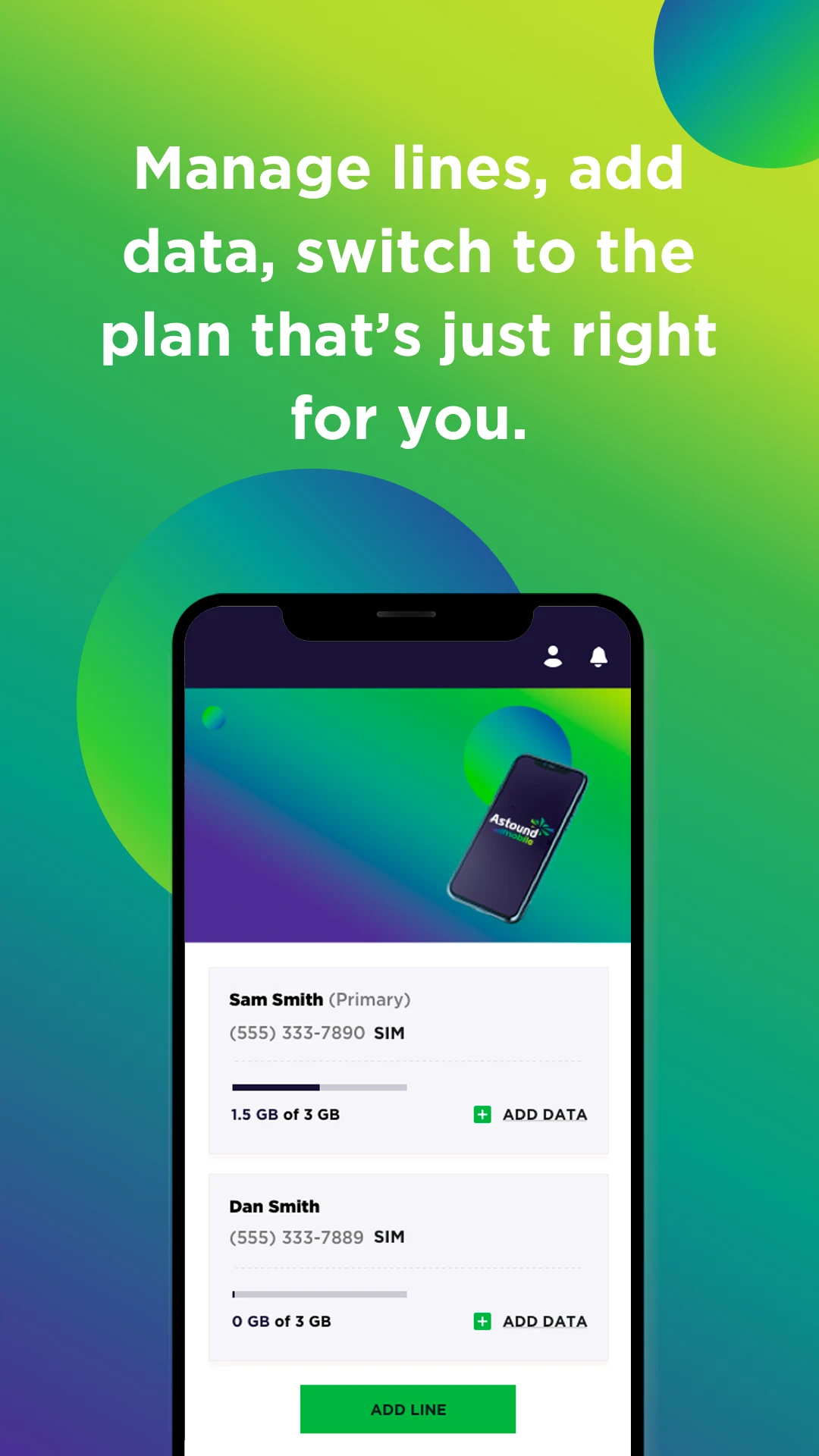 Astound Mobile screenshot
